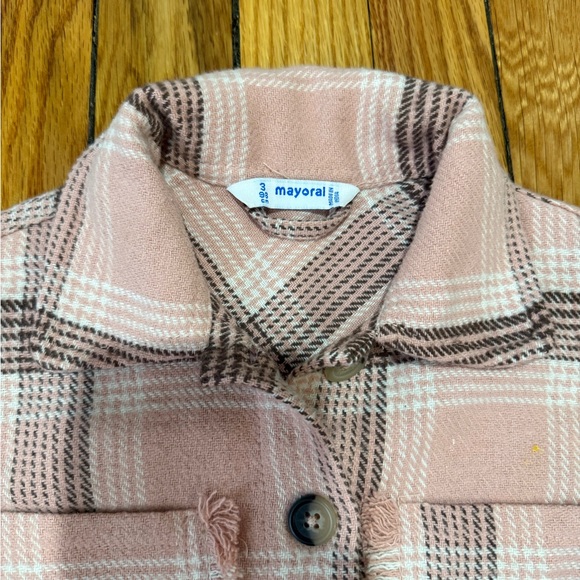 Pink Plaid Button-Up Jacket - Picture 3 of 5